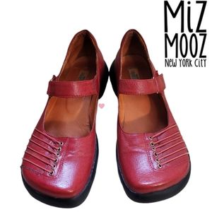 Miz Mooz Leather Mary Jane Flats